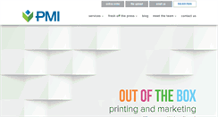 Desktop Screenshot of pmiink.com